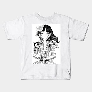 the swordsgirl Kids T-Shirt